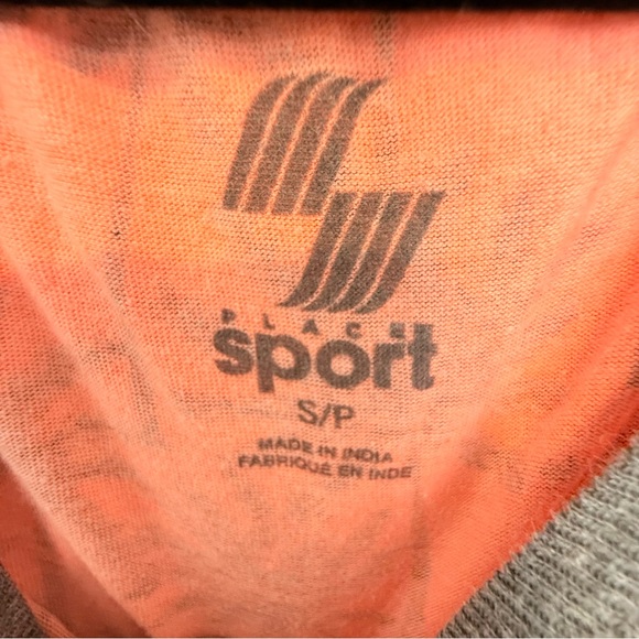 Sporto Kids Tank Top - Coral and Gray Palm Design - Picture 3 of 3